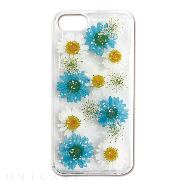 【iPhoneSE(第2世代)/8/7/6s/6 ケース】Fleurir (Spring blue)