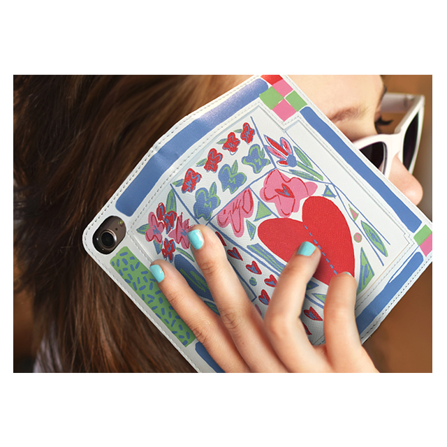 【iPhoneSE(第3/2世代)/8/7/6s/6 ケース】Heartful Collection (Blue)サブ画像