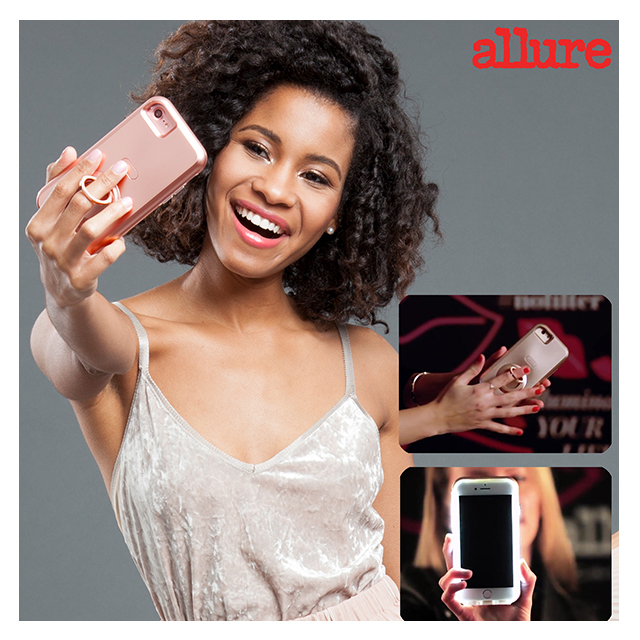 【iPhoneSE(第3/2世代)/8/7/6s/6 ケース】allure × Case-Mate Selfie Case (Black)サブ画像