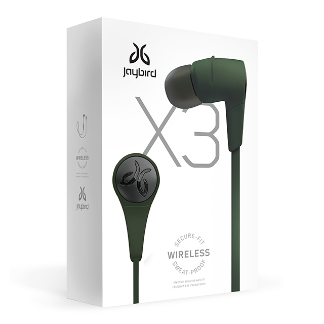 【ワイヤレスイヤホン】X3 Wireless (グリーン)