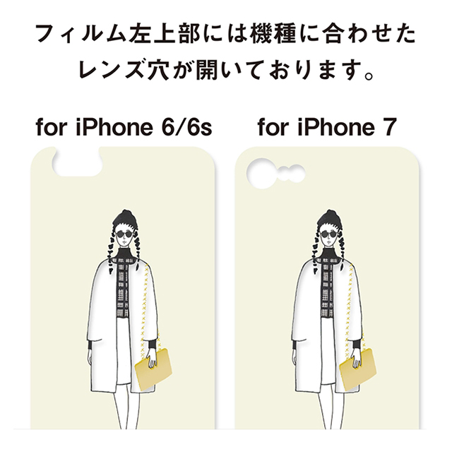 LITTLE CLOSET iPhone6s/6 着せ替えフィルム (coat)goods_nameサブ画像