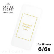 LITTLE CLOSET iPhone6s/6 着せ替えフィル...