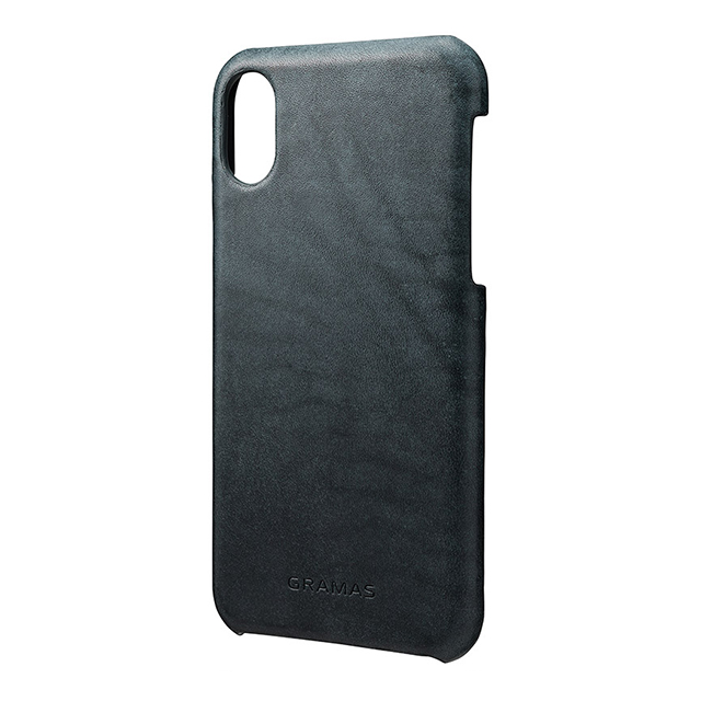 【iPhoneXS/X ケース】”TOIANO” Shell Leather Case (Dark Navy)goods_nameサブ画像