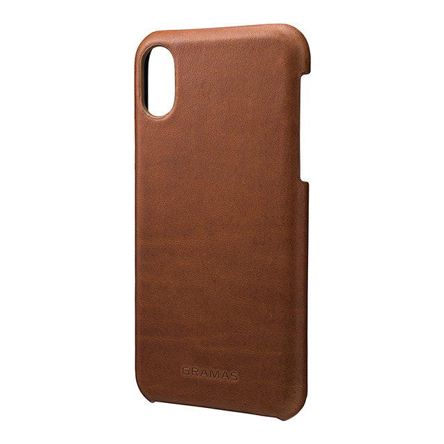 【iPhoneXS/X ケース】”TOIANO” Shell Leather Case (Dark Brown)サブ画像