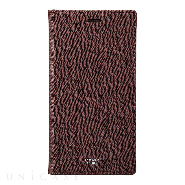 【iPhoneXS/X ケース】“EURO Passione” Book PU Leather Case (Wine)