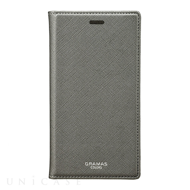 【iPhoneXS/X ケース】“EURO Passione” Book PU Leather Case (Gunmetal Gray)