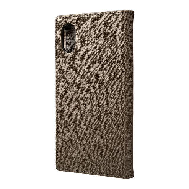 【iPhoneXS/X ケース】“EURO Passione” Book PU Leather Case (Brown)サブ画像