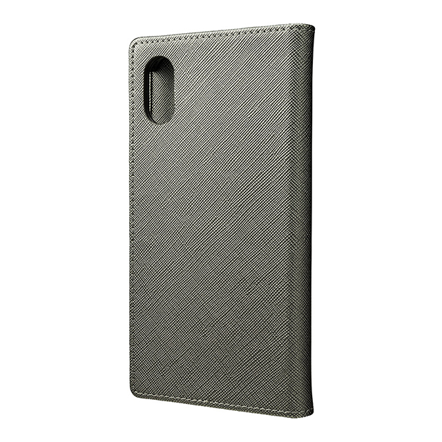 【iPhoneXS/X ケース】“EURO Passione” Book PU Leather Case (Gunmetal Gray)goods_nameサブ画像