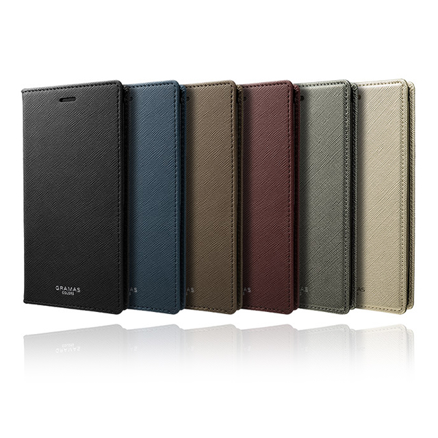 【iPhoneXS/X ケース】“EURO Passione” Book PU Leather Case (Gunmetal Gray)サブ画像