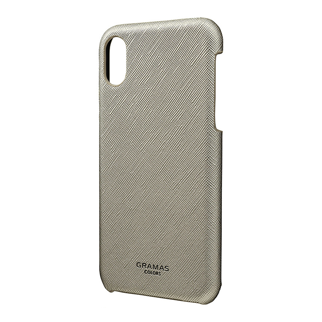 【iPhoneXS/X ケース】“EURO Passione” Shell PU Leather Case (Silver)goods_nameサブ画像