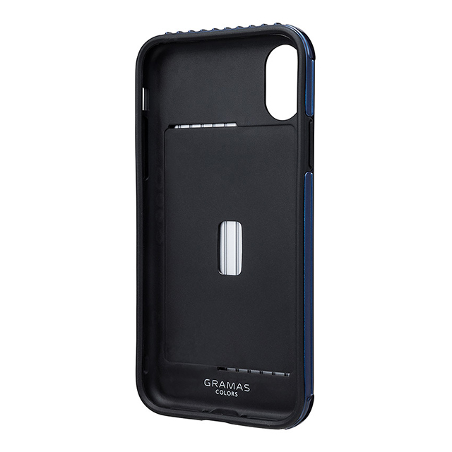 【iPhoneXS/X ケース】”Rib” Hybrid Case (Navy)サブ画像