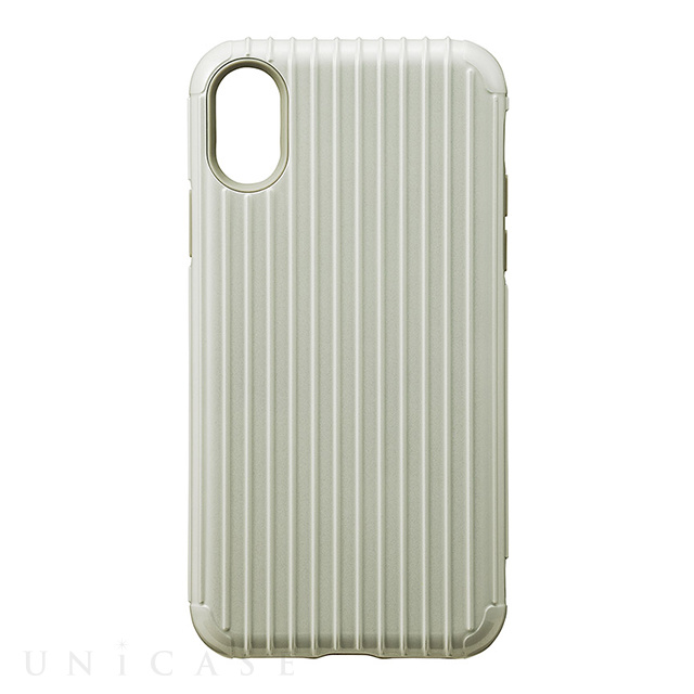 【iPhoneXS/X ケース】”Rib” Hybrid Case (White)