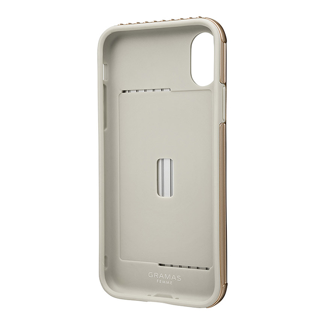 【iPhoneXS/X ケース】”Rib” Hybrid Case (Gold)サブ画像