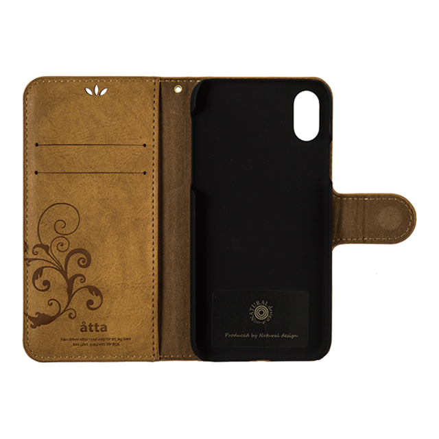 【iPhoneXS/X ケース】SMART COVER NOTEBOOK (Camel)サブ画像