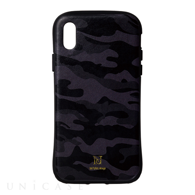 【iPhoneXS/X ケース】プロテクターケース ”Colorful! CAMO” (BLACK)