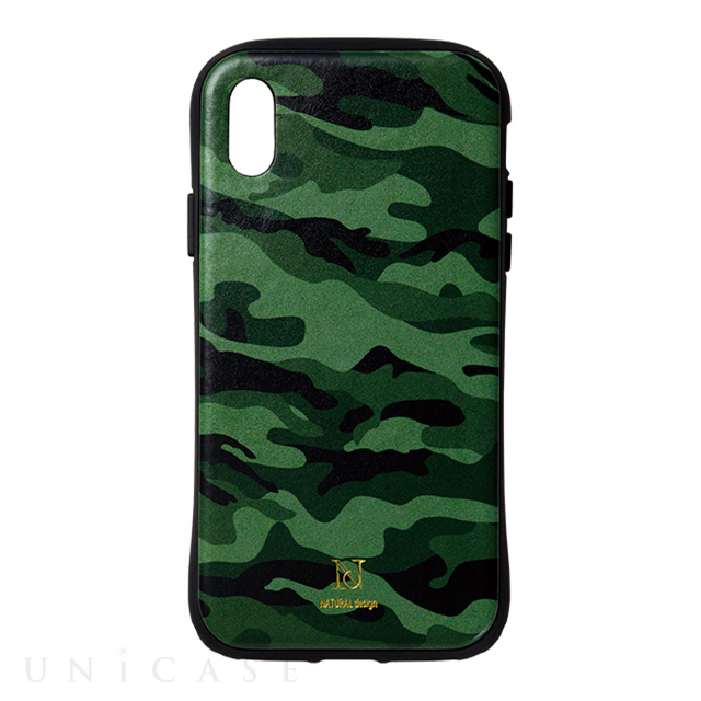 【iPhoneXS/X ケース】プロテクターケース ”Colorful! CAMO” (GREEN)