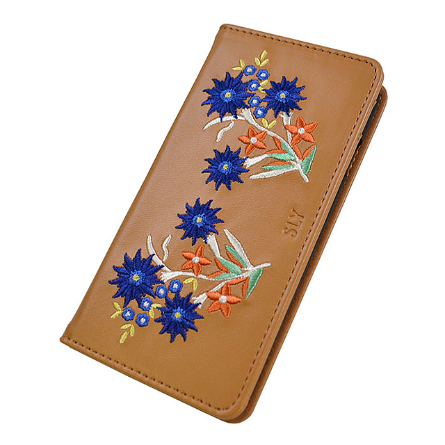 【iPhoneSE(第3/2世代)/8/7/6s/6 ケース】SLY  EMBROIDER (CAMEL)サブ画像