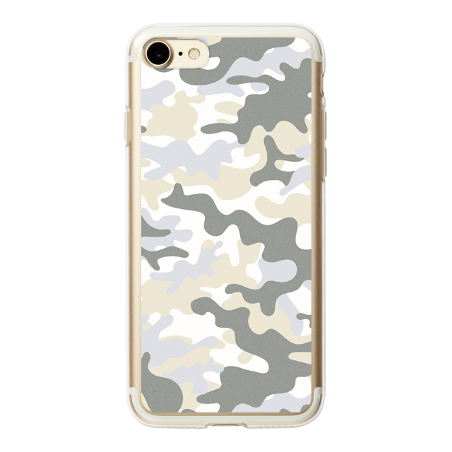 【iPhoneSE(第3/2世代)/8/7 ケース】HYBRID CASE for iPhoneSE(第2世代)/8/7 (Snow Camo)サブ画像