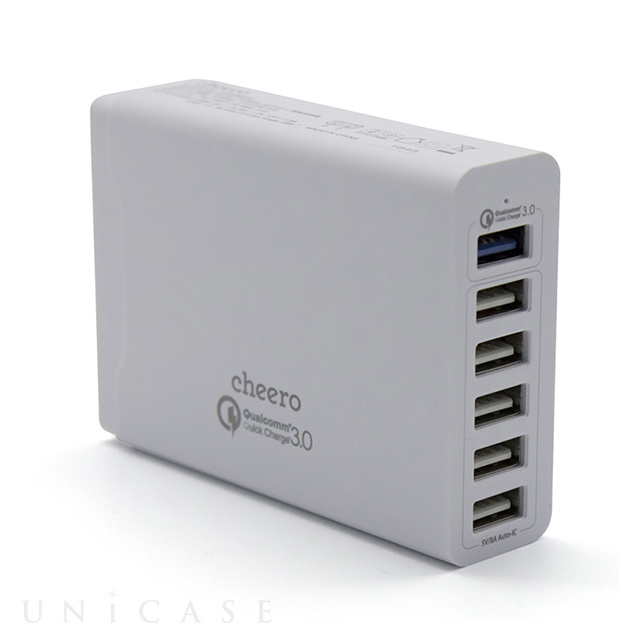 6 USB AC Charger (ホワイト)