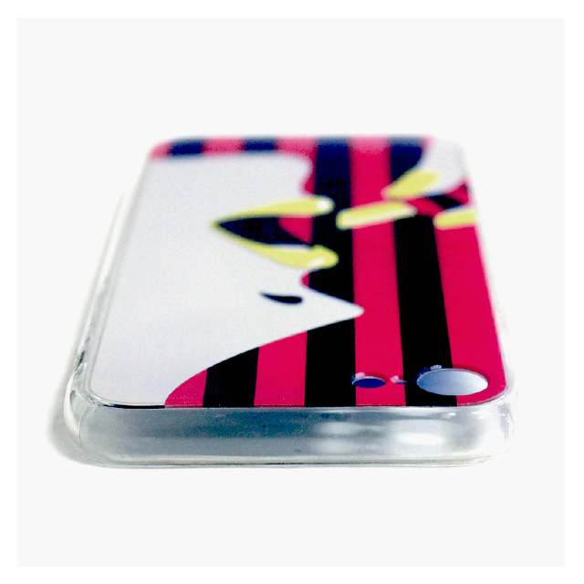 【iPhoneSE(第3/2世代)/8/7 ケース】STRIPE MIRROR CASE (イエローリップ)goods_nameサブ画像