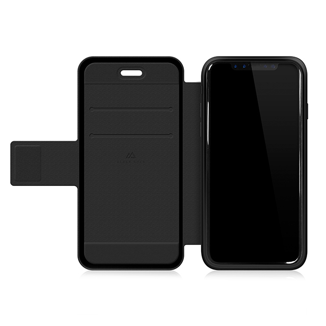 【iPhoneXS/X ケース】Material Folio Pure (Black)サブ画像