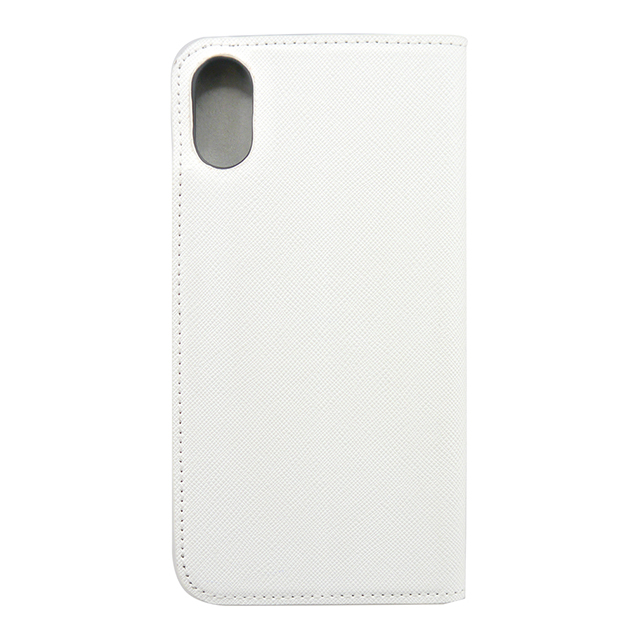 【iPhoneXS/X ケース】WHITE ＆ SLIVER EDGE PERFORATED FOLIO HARD SHELLgoods_nameサブ画像