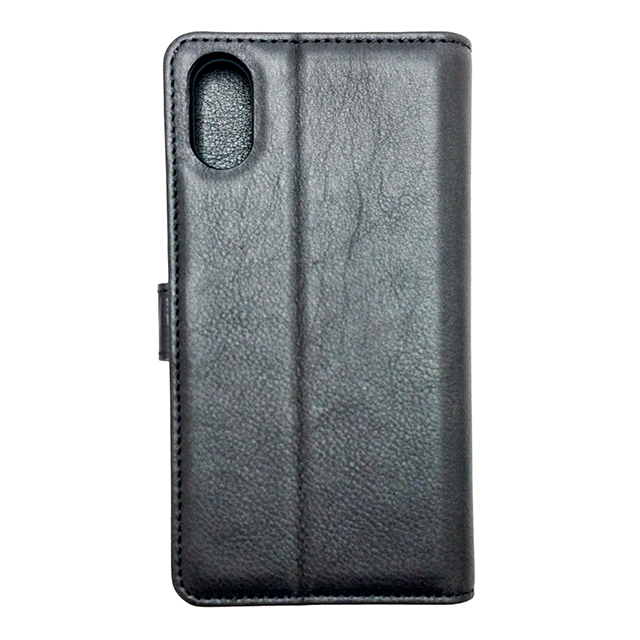 【iPhoneXS/X ケース】Genuine Leather Classic stand Folio Hard Shell (Black)goods_nameサブ画像