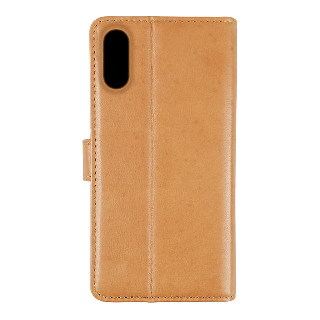 【iPhoneXS/X ケース】Genuine Leather Classic stand Folio Hard Shell (Tan)goods_nameサブ画像