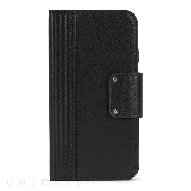 【iPhone8/7 ケース】FOLIO CASE (Black Leather)