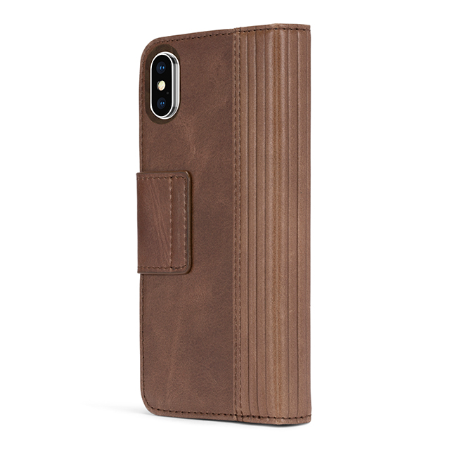 【iPhoneXS/X ケース】FOLIO CASE (Brown Lined Leather)サブ画像