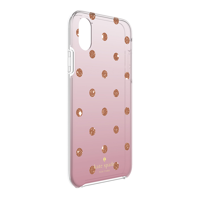 【iPhoneXS/X ケース】Protective Hardshell Case (Glitter Dot Foxglove Ombre/Rose Gold Foil/Rose Gold Giltter)サブ画像