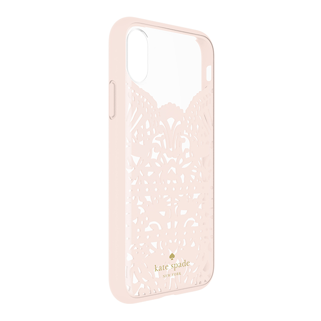 【iPhoneXS/X ケース】Lace Cage Case (Lace Hummingbird Blush/Clear)goods_nameサブ画像