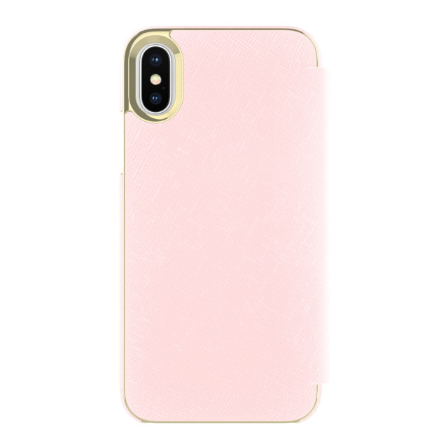 【iPhoneXS/X ケース】INLAY WRAP FOLIO -SAFFIANO rose quartzgoods_nameサブ画像