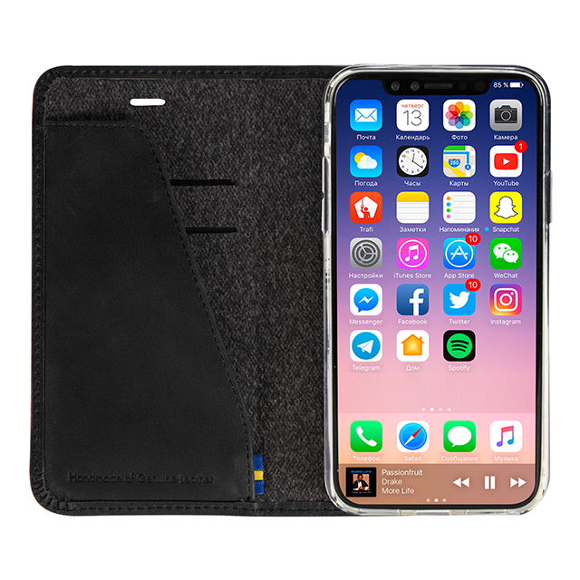 【iPhoneXS/X ケース】SUNNE 4 Card Folio Case (Black)サブ画像