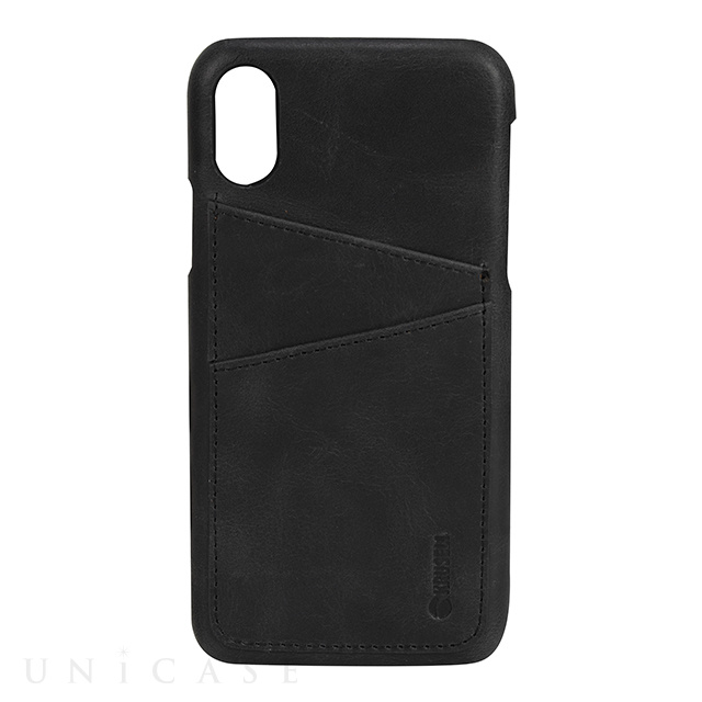 【iPhoneXS/X ケース】SUNNE 2 Card Cover (Vintage Black)