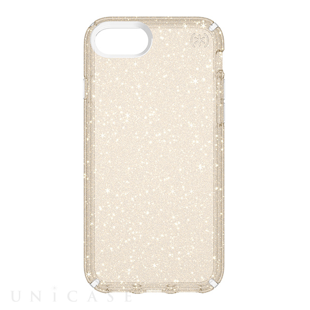 【iPhone8/7/6s ケース】Presidio Clear ＋ Glitter (Clear With Gold)