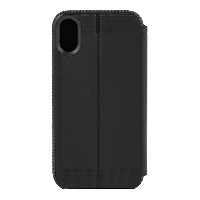 【iPhoneXS/X ケース】KICKSTAND FOLIO CASE (BLACK LEATHER)サブ画像