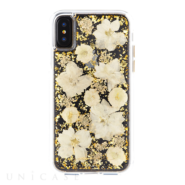 【iPhoneXS/X ケース】Karat Petals Case(Antique White)