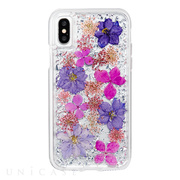 【iPhoneXS/X ケース】Karat Petals Case (Purple)