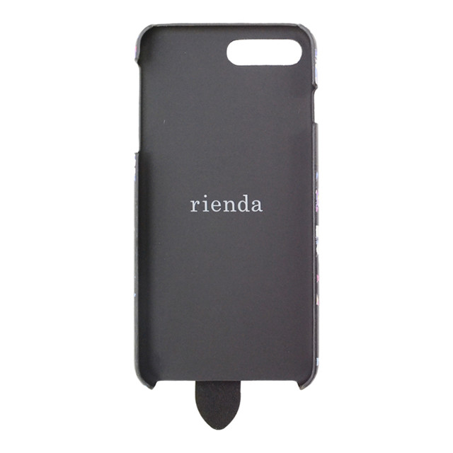 【iPhone8 Plus/7 Plus ケース】rienda ベルト付き ブラーフラワー(ブラック)goods_nameサブ画像