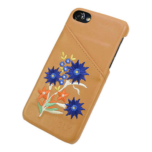 【iPhoneSE(第3/2世代)/8/7/6s/6 ケース】SLY 背面ケース EMBROIDER(CAMEL)goods_nameサブ画像