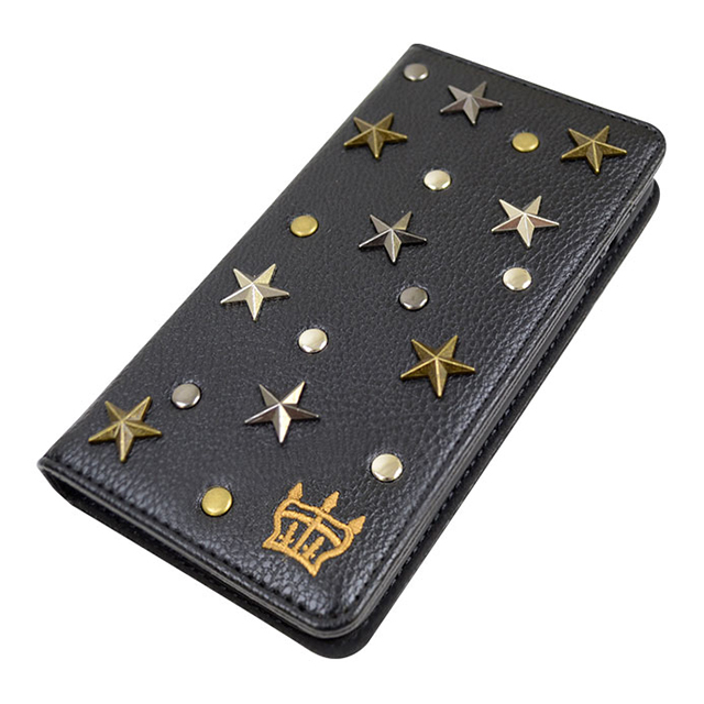 【iPhoneSE(第3/2世代)/8/7/6s/6 ケース】RODEO CROWNS スタースタッズ(ブラック)サブ画像