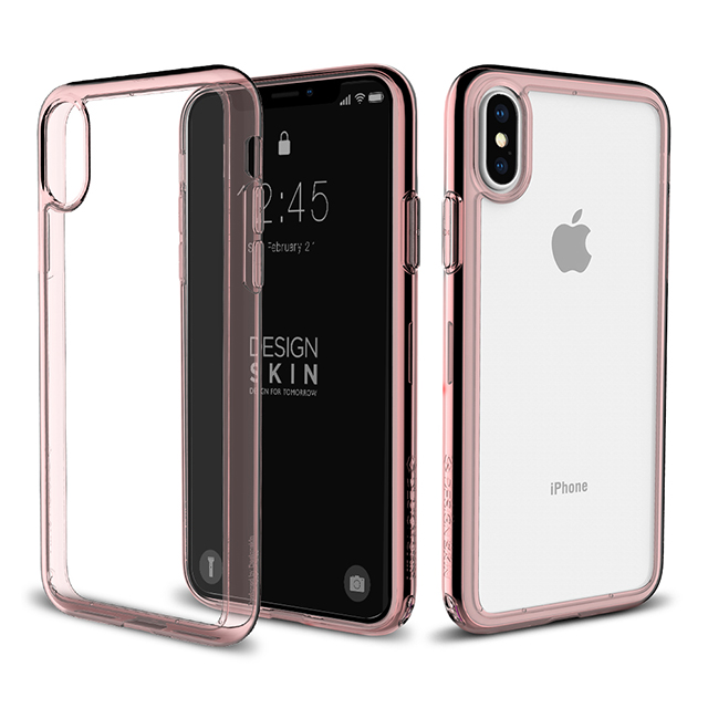 【iPhoneXS/X ケース】LUNA AIR (ROSE CLEAR)サブ画像