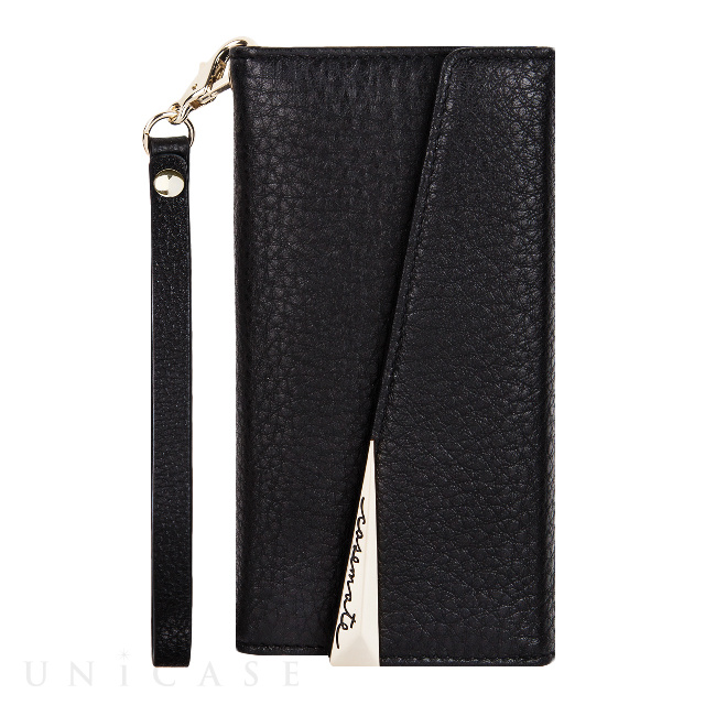 【iPhoneSE(第3/2世代)/8/7/6s/6 ケース】Wristlet Folio Case (Black)