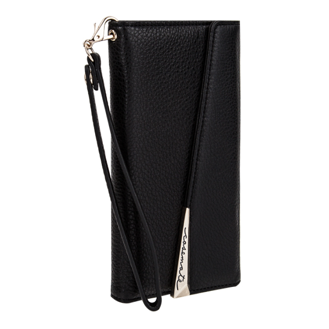 【iPhoneSE(第3/2世代)/8/7/6s/6 ケース】Wristlet Folio Case (Black)サブ画像