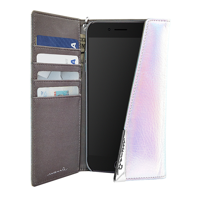 【iPhoneSE(第3/2世代)/8/7/6s/6 ケース】Wristlet Folio Case (Iridescent)goods_nameサブ画像