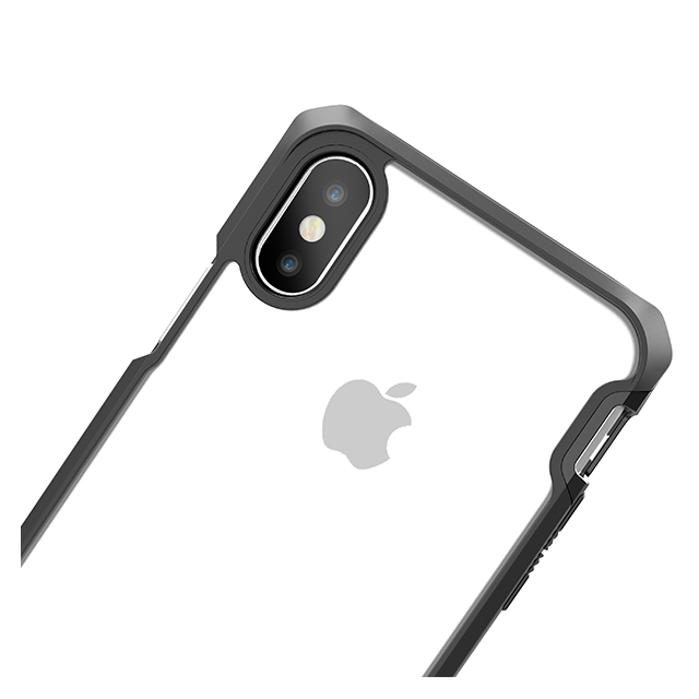 【iPhoneXS/X ケース】液晶保護ガラス付き! 耐衝撃ケース VENUM (ブラック)サブ画像