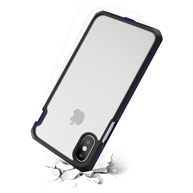 【iPhoneXS/X ケース】液晶保護ガラス付き! 耐衝撃ケース VENUM (ネイビー)goods_nameサブ画像