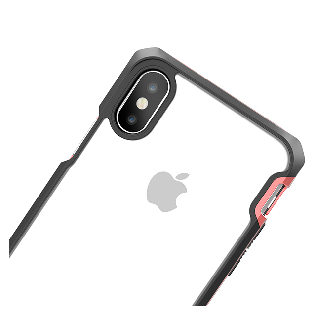 【iPhoneXS/X ケース】液晶保護ガラス付き! 耐衝撃ケース VENUM (ローズゴールド)サブ画像