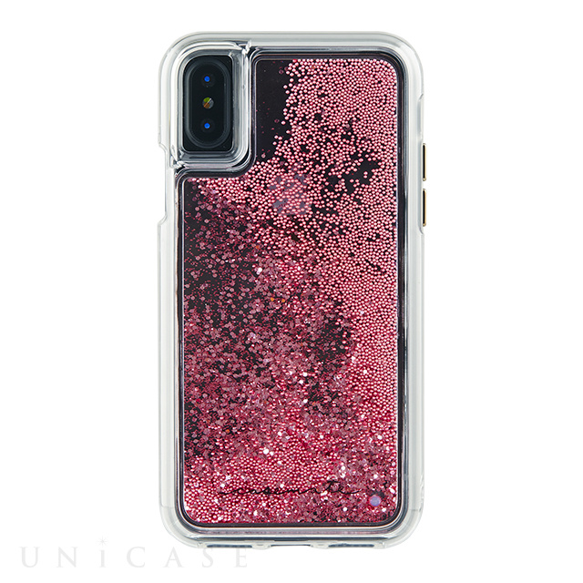 【iPhoneXS/X ケース】Waterfall Case (Rose Gold)